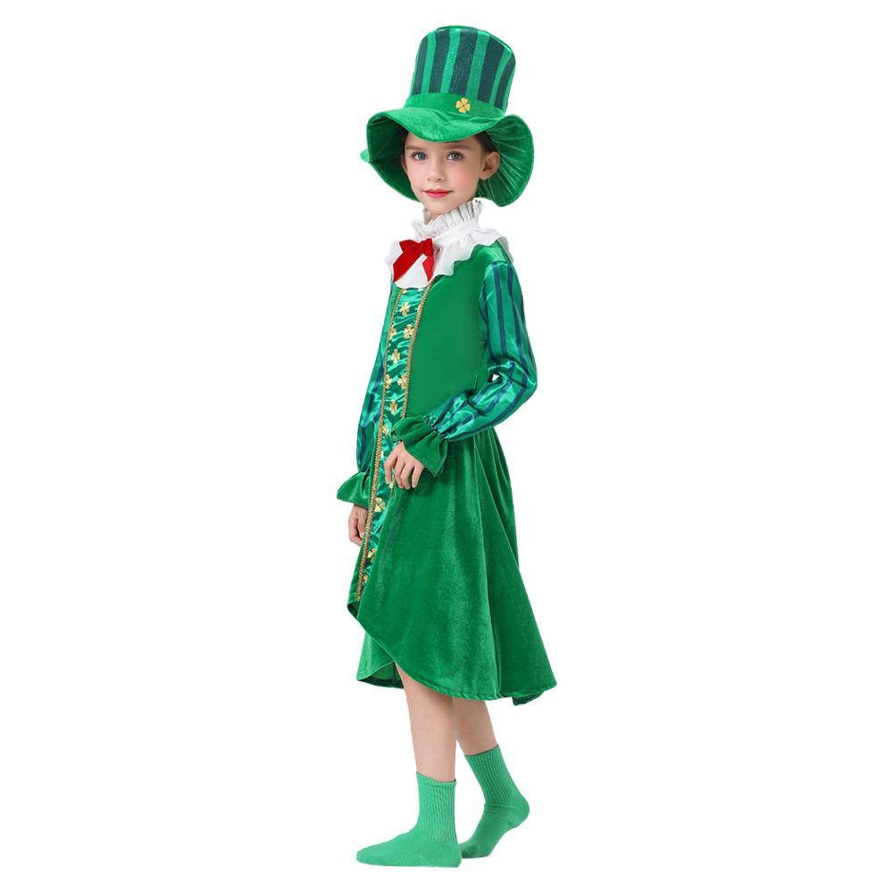 BuySt Patrick's Day Kids Green Dress Party Cosplay Costume Carnival Suit Now Cheaper With 3 - 5 Days Ship - PajamasBuy