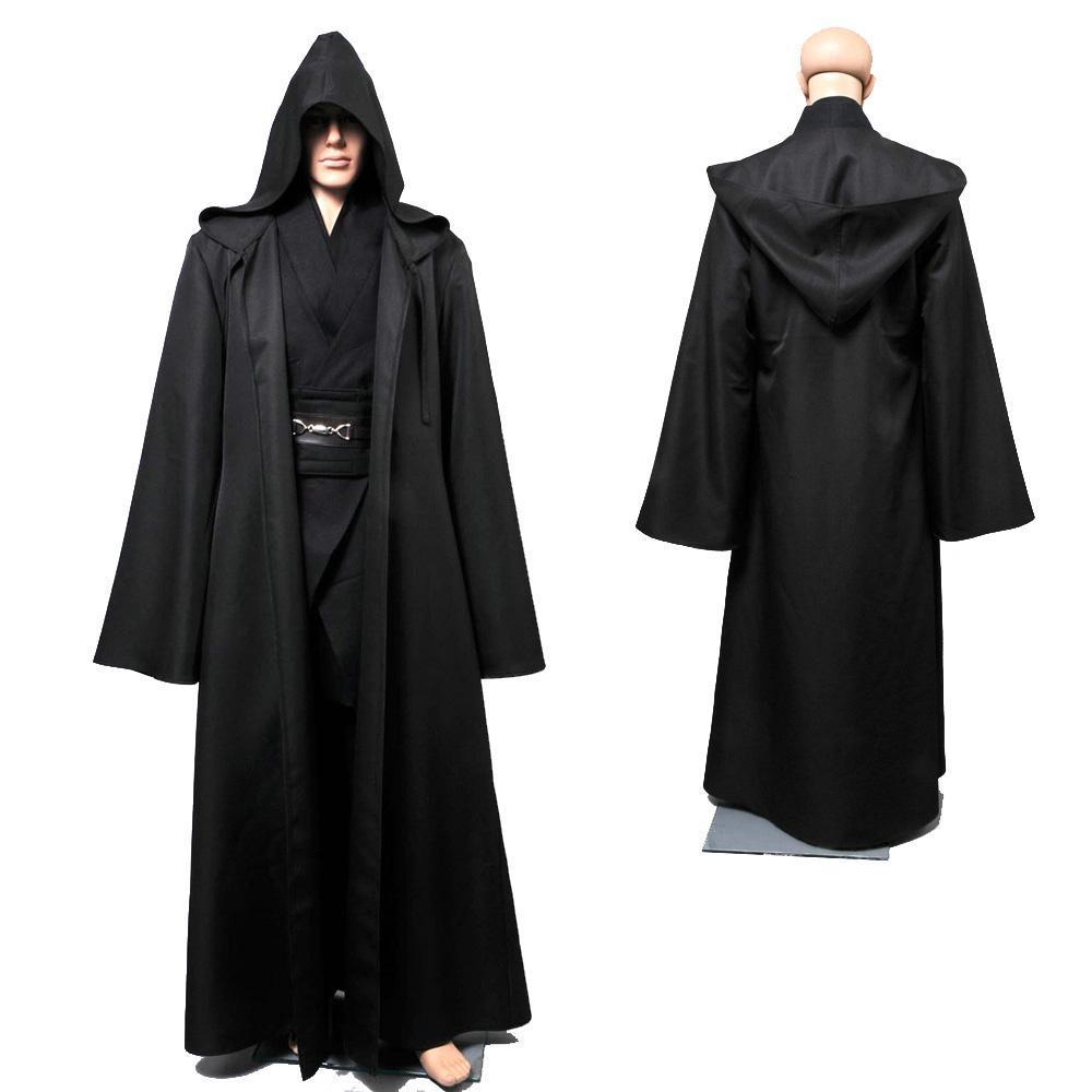 BuyStar Wars Anakin Skywalker Cosplay Costume Black Suit Now Cheaper With 3 - 5 Days Ship - PajamasBuy