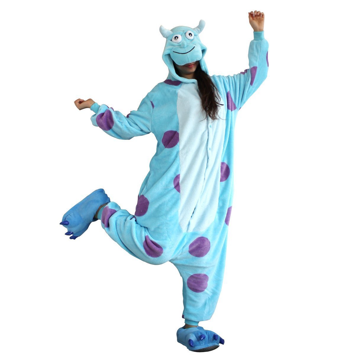 BuySully Monster kigurumi Onesies Animal costume Pajamas for Adult Now Cheaper With 3 - 5 Days Ship - PajamasBuy