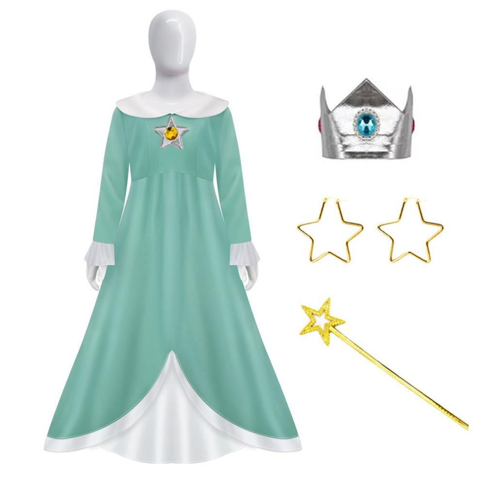 BuySuper Mario Galaxy Rosalina Peach Princess Halloween Carnival Suit Cosplay Costumes Now Cheaper With 3 - 5 Days Ship - PajamasBuy