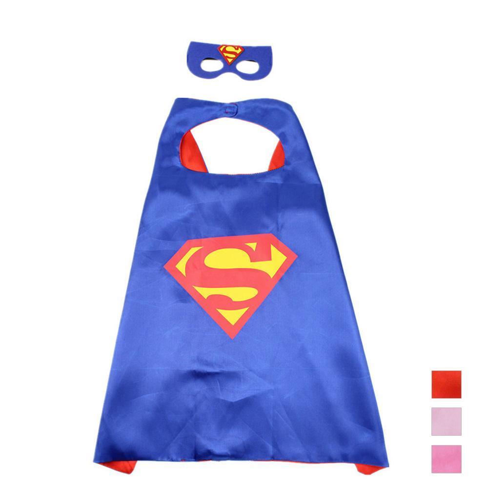 BuySuperman Cape Mask Set Costume Cloak for Children Now Cheaper With 3 - 5 Days Ship - PajamasBuy