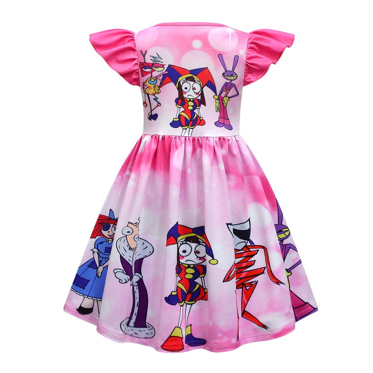 BuyThe Amazing Digital Circus Printing Girls' Flying Sleeve Dress For Kids Now Cheaper With 3 - 5 Days Ship - PajamasBuy