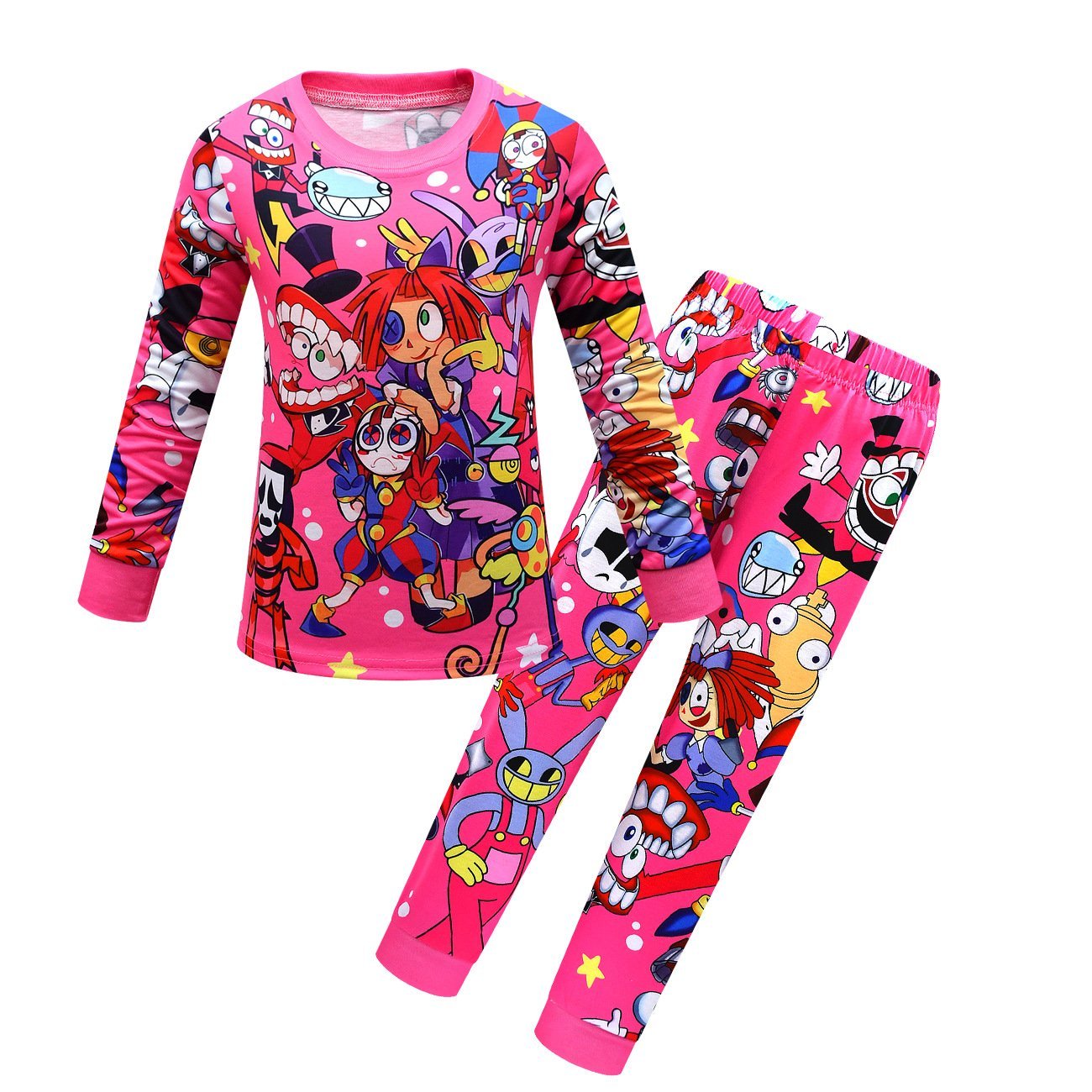 BuyThe Amazing Digital Circus Printing Pajamas Two Piece Suit For Kids Now Cheaper With 3 - 5 Days Ship - PajamasBuy