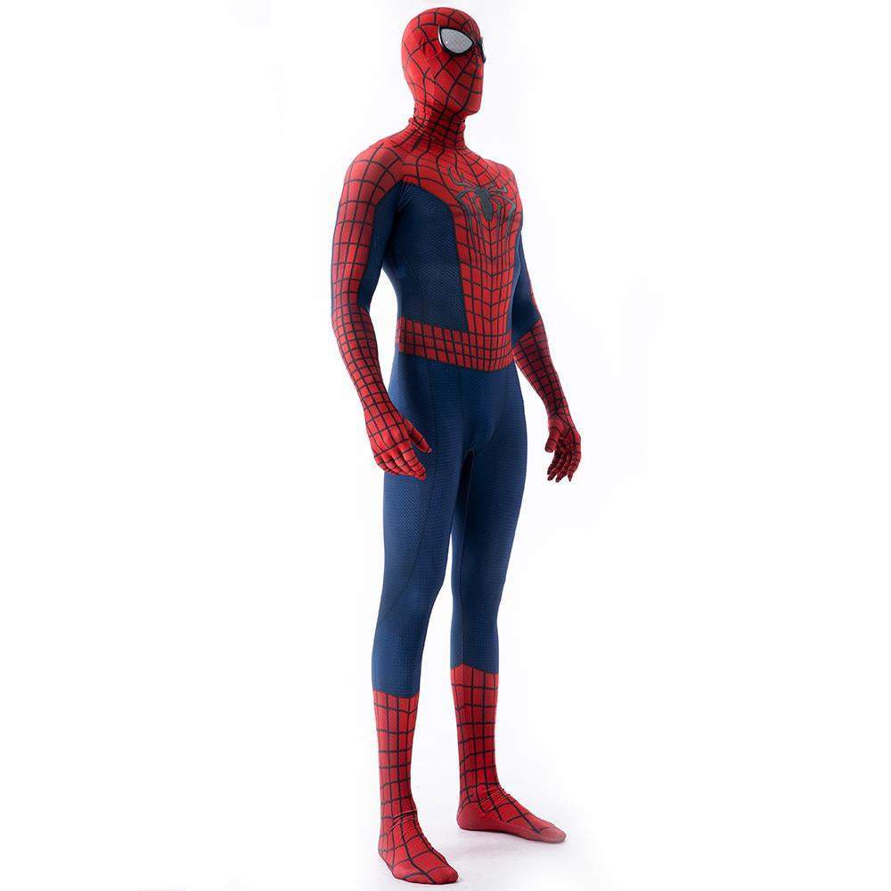 BuyThe Amazing Spider - Man Peter B Parker Costume Cosplay Jumpsuit Halloween Zentai For Adult Kids Now Cheaper With 3 - 5 Days Ship - PajamasBuy