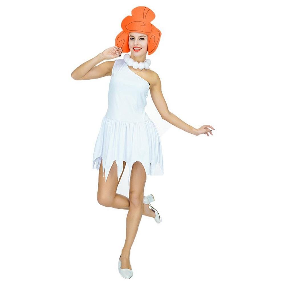 BuyThe Flintstones Wilma Adult Ladies Cosplay Costume 70s TV Fancy Dress Now Cheaper With 3 - 5 Days Ship - PajamasBuy