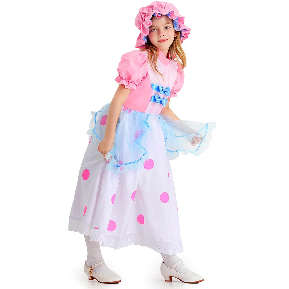 BuyToy Story 4 Little Bo Peep Cosplay Dress Halloween Costume For Kids Now Cheaper With 3 - 5 Days Ship - PajamasBuy