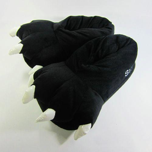 BuyUnisex Animal Panda Black Pig cosplay Kigurumi fleece slippers shoes Now Cheaper With 3 - 5 Days Ship - PajamasBuy