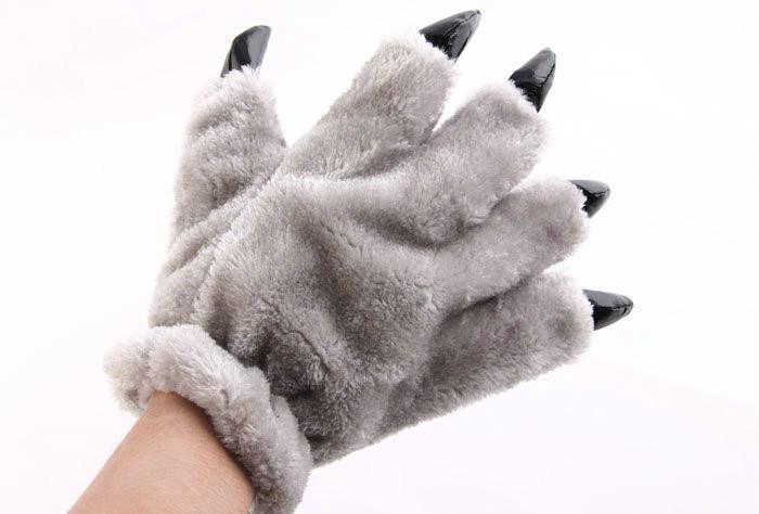 BuyUnisex Onesies Warm Plush Animal Hands Claw Paw Furry gloves Kigurumi Now Cheaper With 3 - 5 Days Ship - PajamasBuy