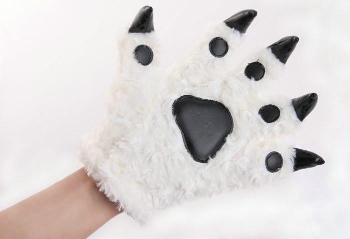 BuyUnisex Onesies Warm Plush Animal Hands Claw Paw Furry gloves Kigurumi Now Cheaper With 3 - 5 Days Ship - PajamasBuy