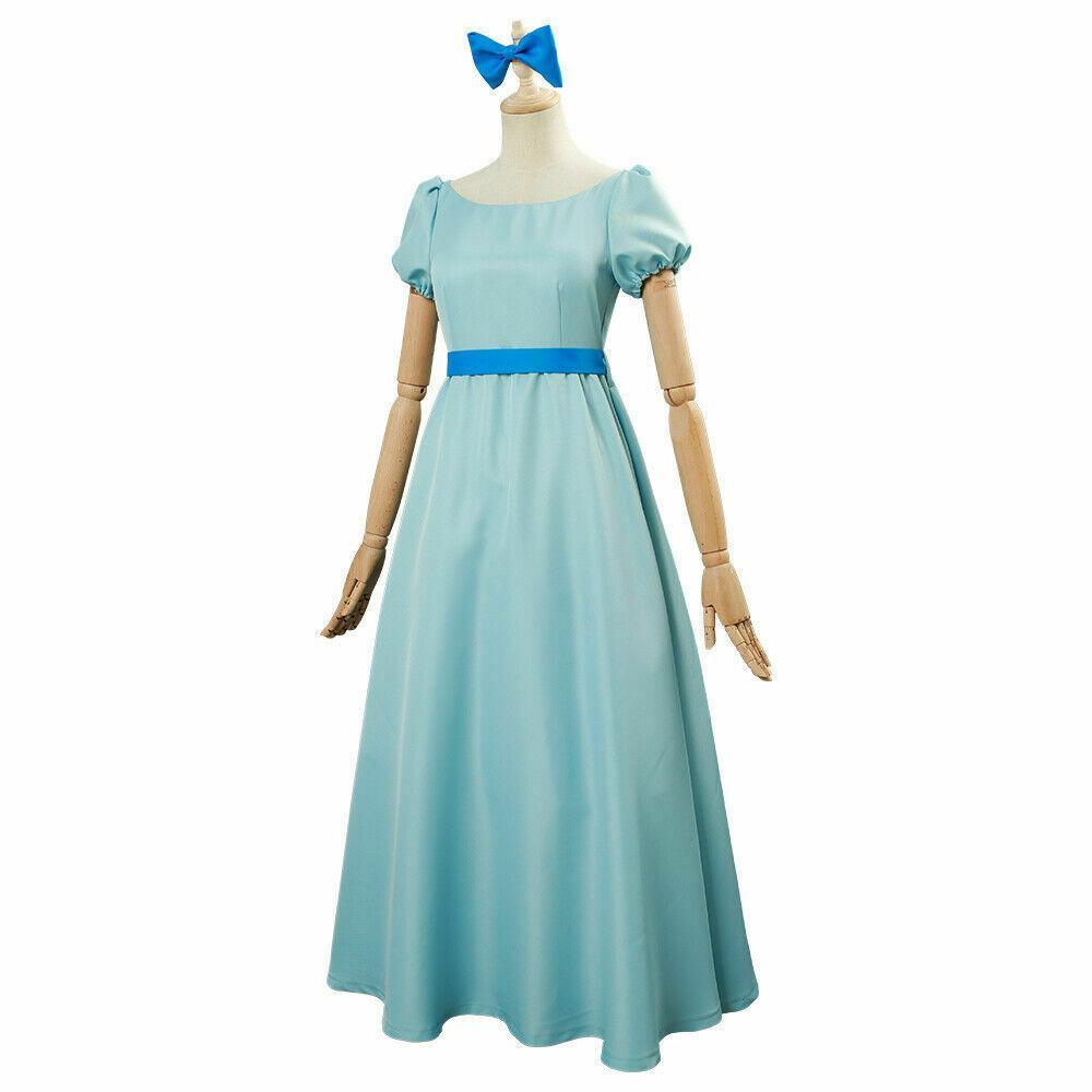 Wendy Darling Peter Pan Cosplay Costume Princess Dress for Women - Pajamasbuy