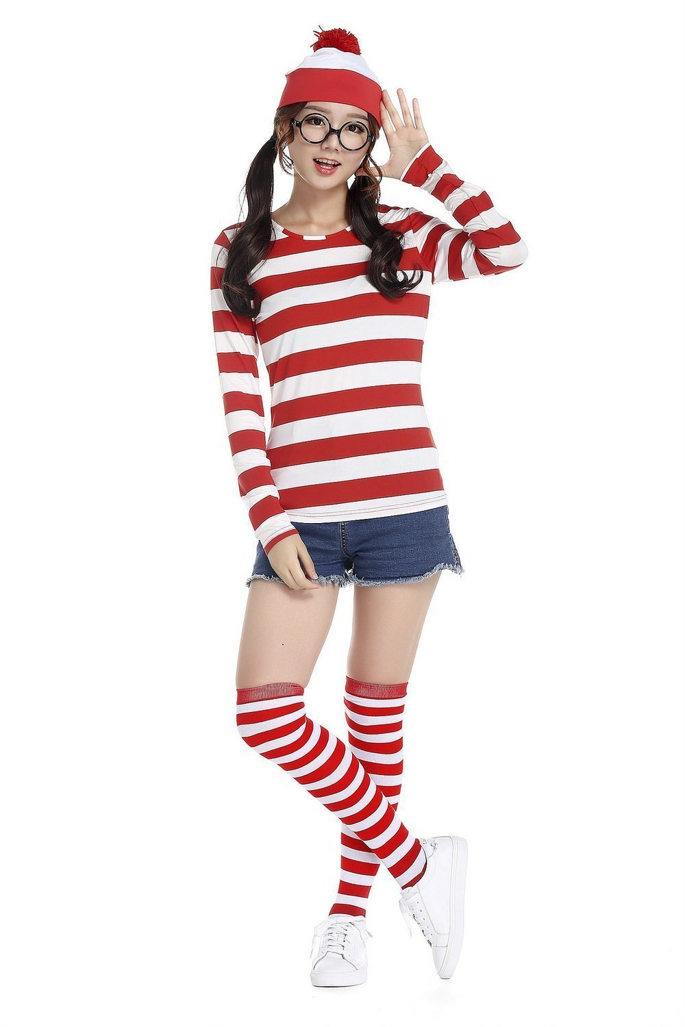 BuyWhere's Wally Wally Anime Cosplay Family Matching Costume Now Cheaper With 3 - 5 Days Ship - PajamasBuy