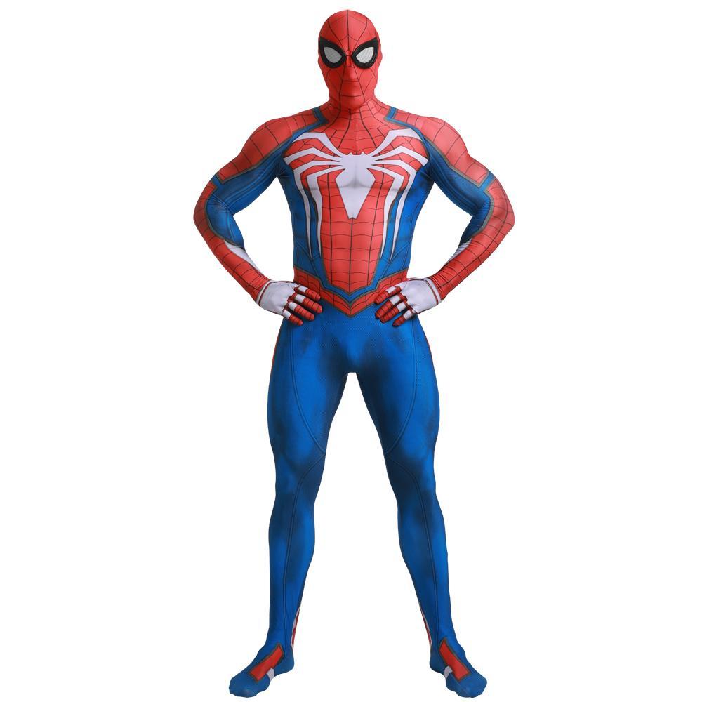 BuyWhite Spider - Man PS5 PS4 Game Costume Cosplay Zentai Jumpsuit Halloween Party for Adult and kids Now Cheaper With 3 - 5 Days Ship - PajamasBuy