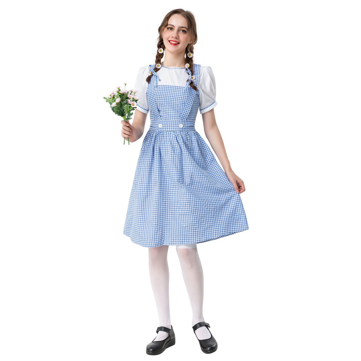 BuyWizard of Oz Dorothy Costume Dress Maid Alice for Girls Women Now Cheaper With 3 - 5 Days Ship - PajamasBuy