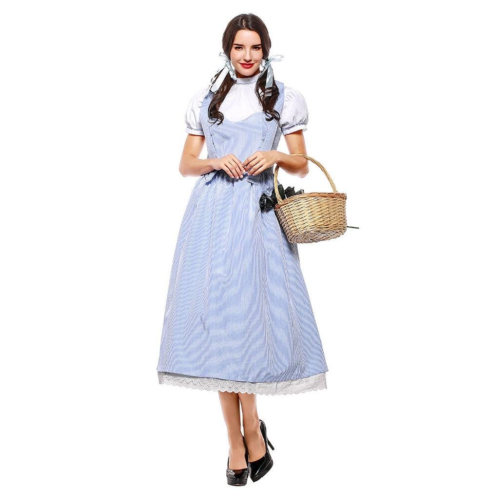 BuyWizard of Oz Dorothy Costume Dress Maid Alice for Women XXL Size Now Cheaper With 3 - 5 Days Ship - PajamasBuy