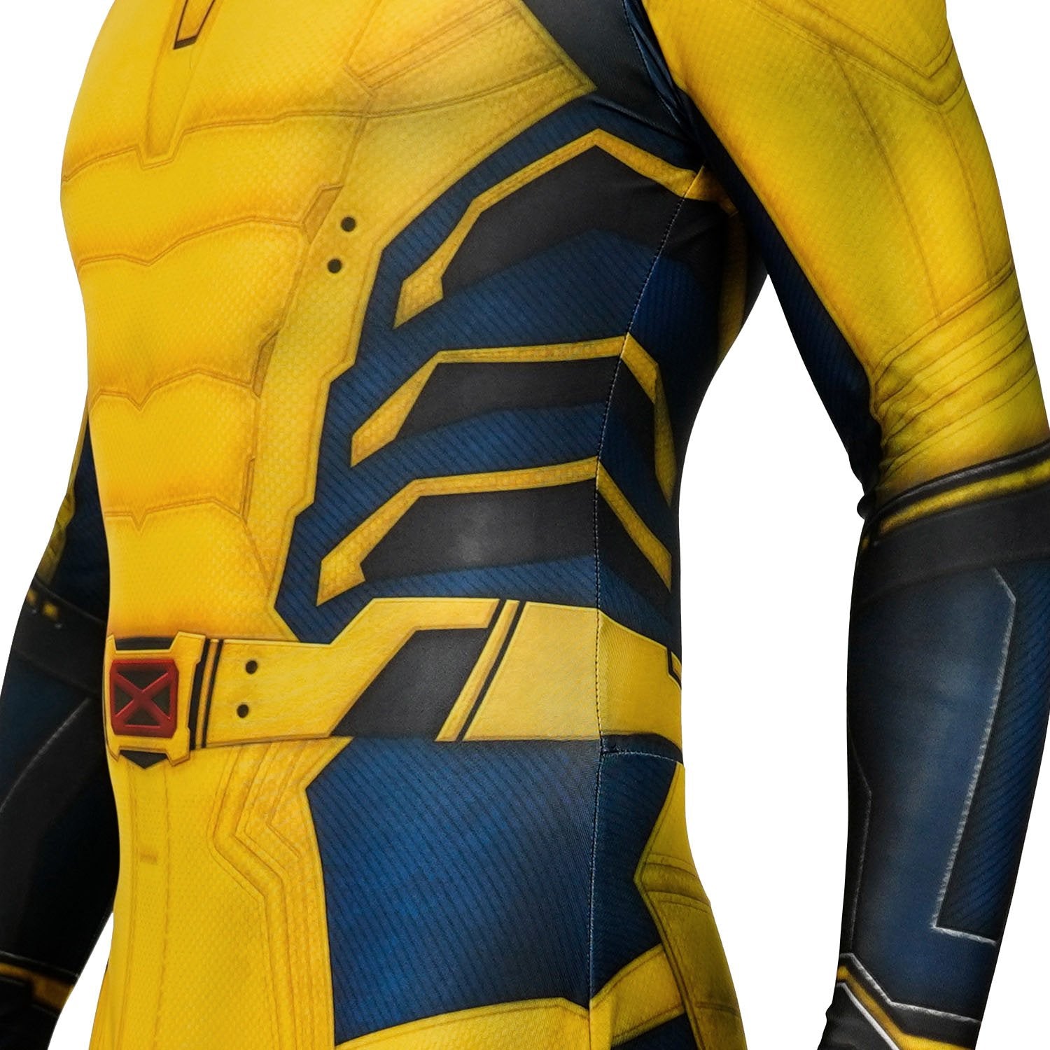 BuyWolverine Cosplay Jumpsuit Yellow Print Costume for Adults & Kids Now Cheaper With 3 - 5 Days Ship - PajamasBuy