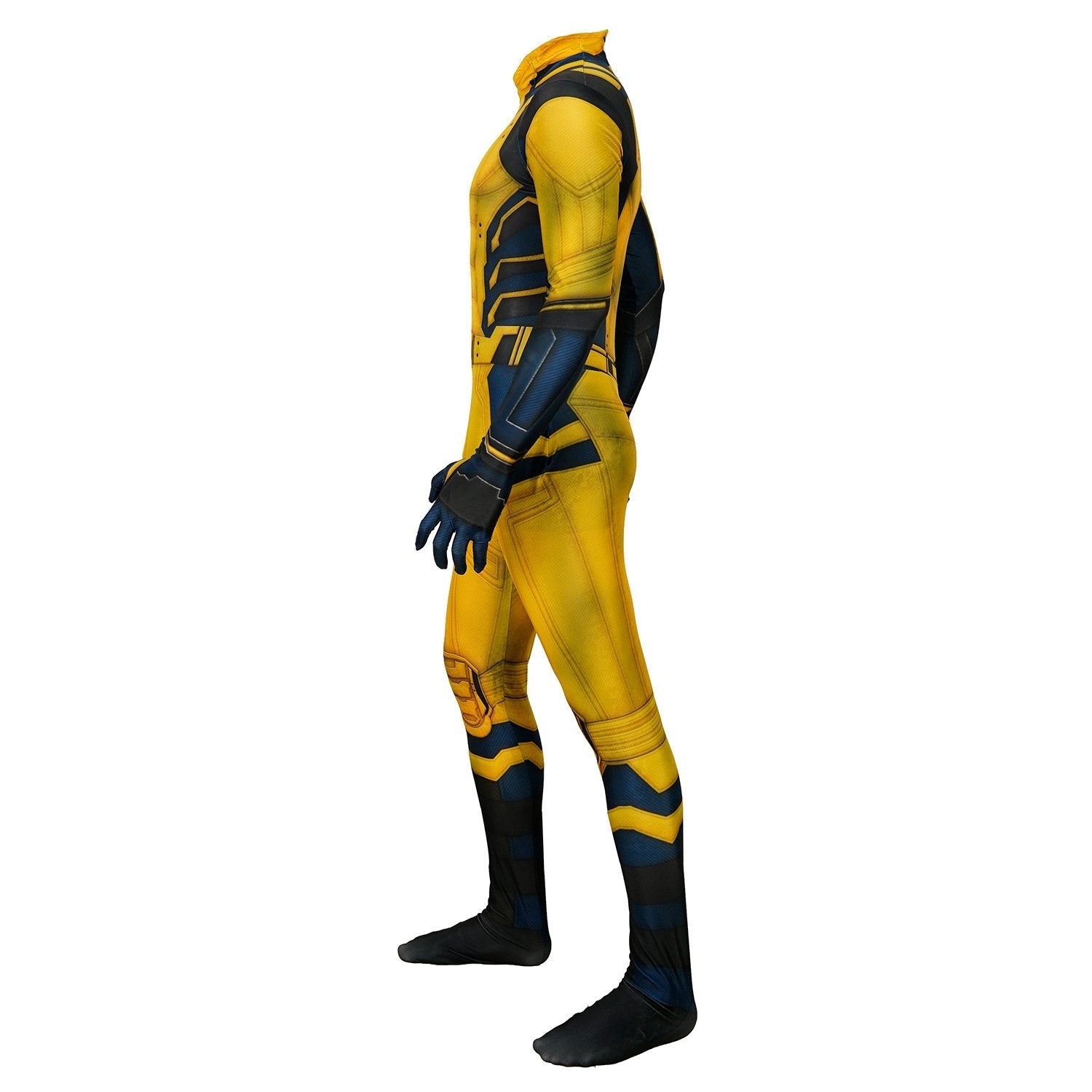 BuyWolverine Cosplay Jumpsuit Yellow Print Costume for Adults & Kids Now Cheaper With 3 - 5 Days Ship - PajamasBuy