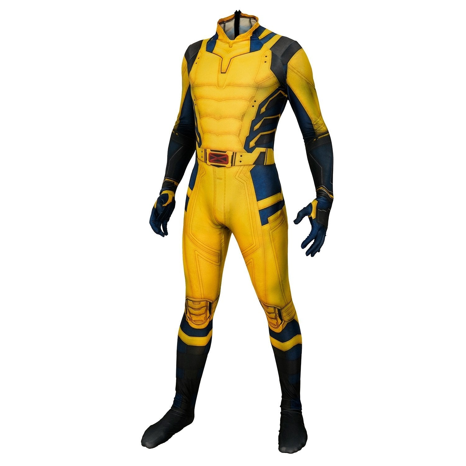 BuyWolverine Cosplay Jumpsuit Yellow Print Costume for Adults & Kids Now Cheaper With 3 - 5 Days Ship - PajamasBuy