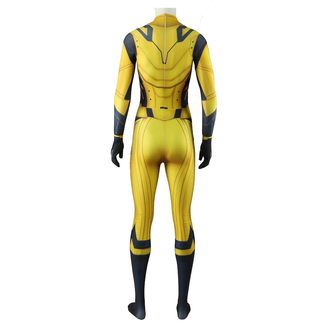 Women Wolverine Costume X23 Logan Halloween Cosplay Jumpsuit Deadpool 3 Dafne Keen Yellow - Pajamasbuy