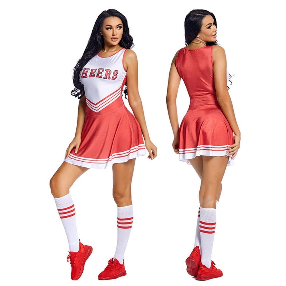 BuyWorld Cup cheerleaders uniforms Costume football baby with socks Now Cheaper With 3 - 5 Days Ship - PajamasBuy