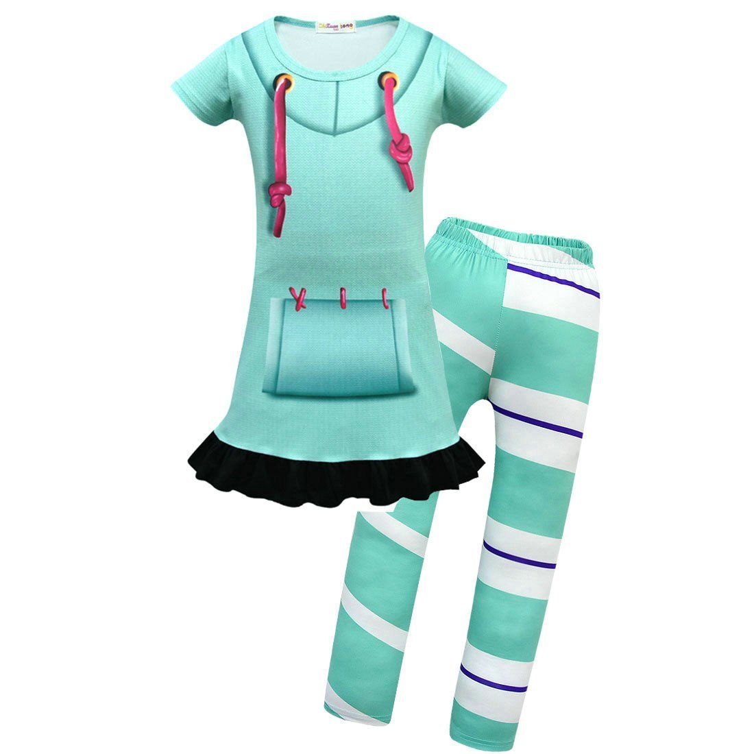 BuyWreck - It Ralph Vanellope von Schweetz Girls Cosplay Costume Now Cheaper With 3 - 5 Days Ship - PajamasBuy