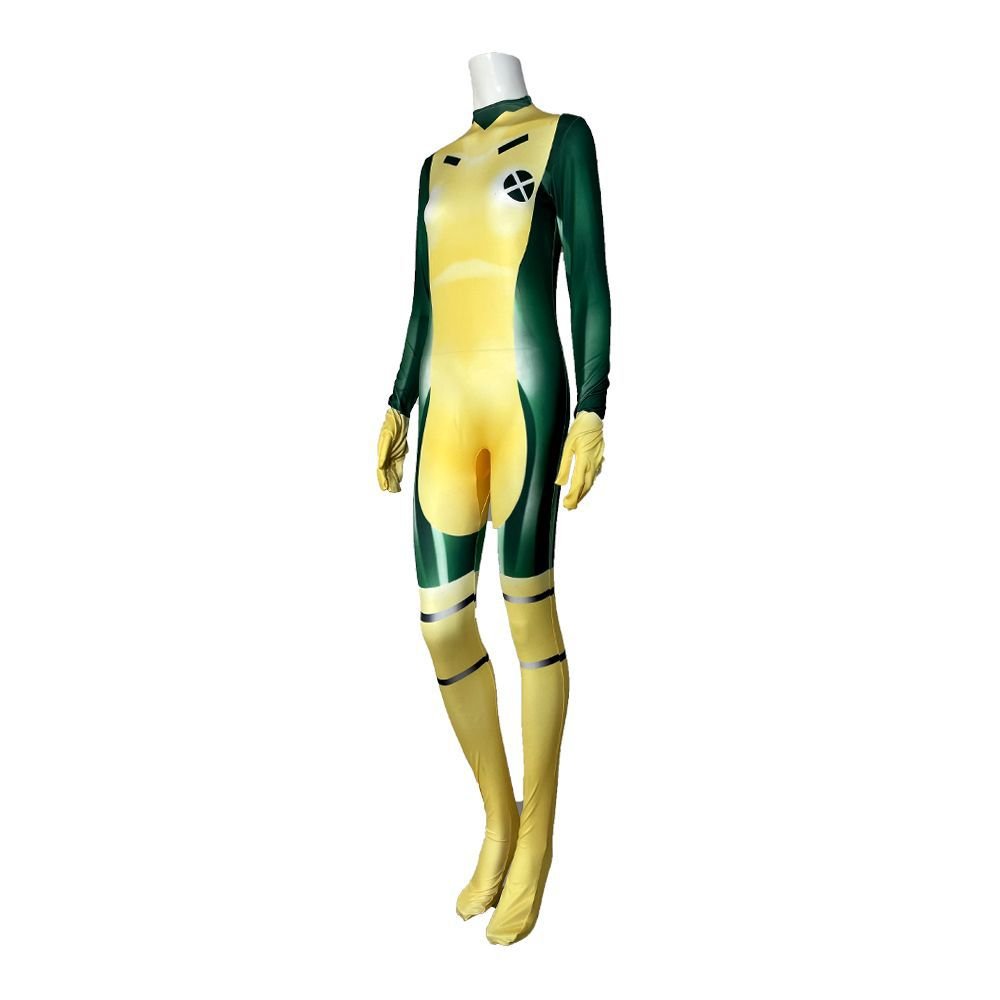 BuyX Men Rogue Outfits Halloween Party Cosplay Costume Jumpsuit Now Cheaper With 3 - 5 Days Ship - PajamasBuy