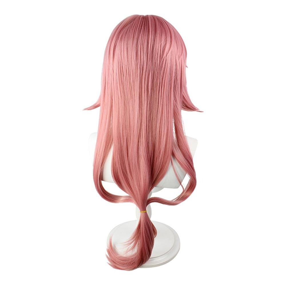 BuyYae Miko Wig Genshin Impact Pink side upturned cosplay long Wigs for women Now Cheaper With 3 - 5 Days Ship - PajamasBuy